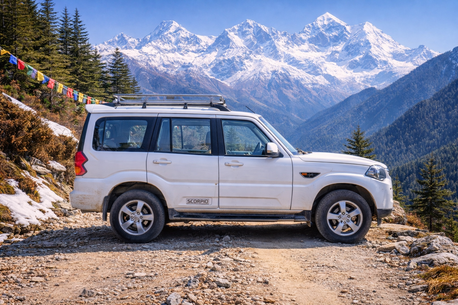 kathmandu to pokhara private Scorpio