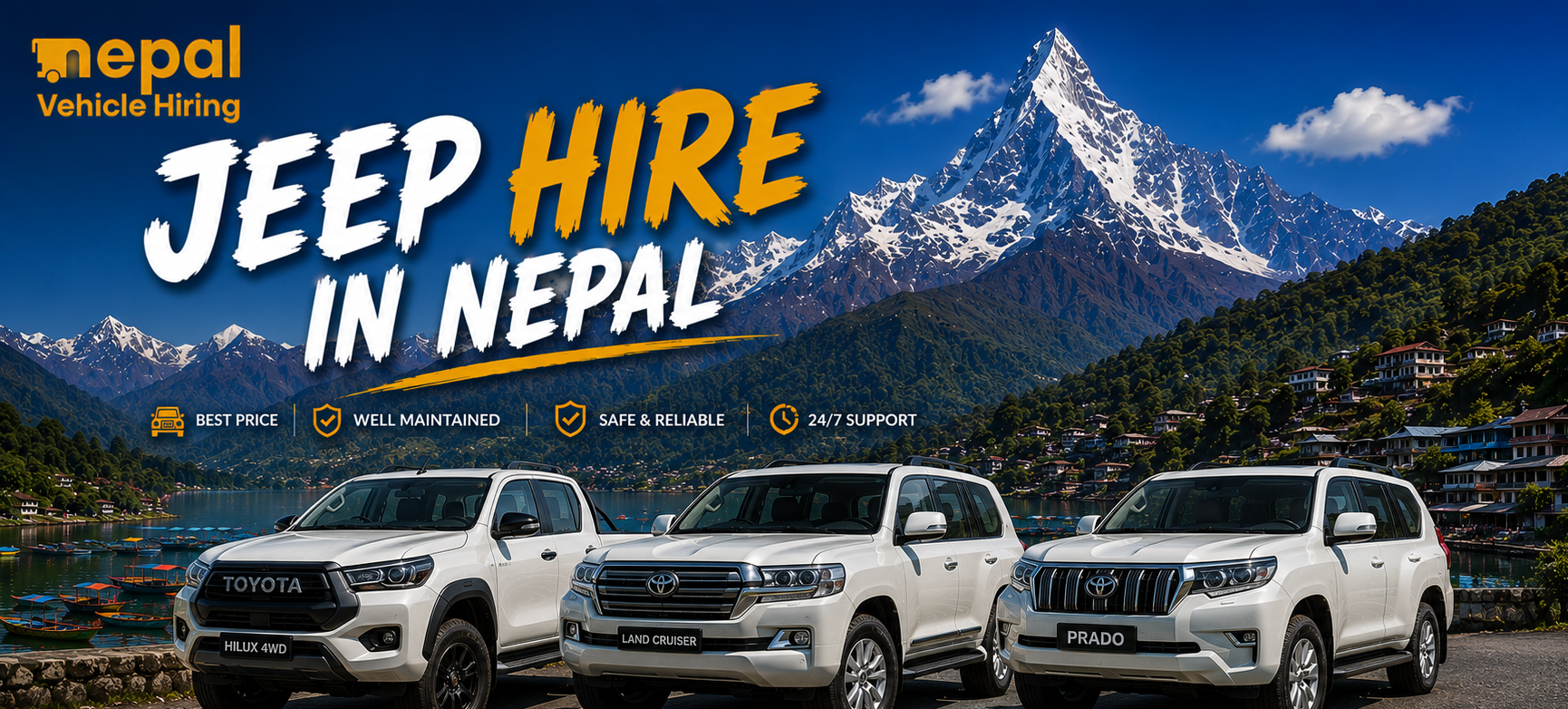 Scenic Himalayan River Valley Trekking Route with Off-Road Muktinath Tour guide 2026 jeep hire in nepal