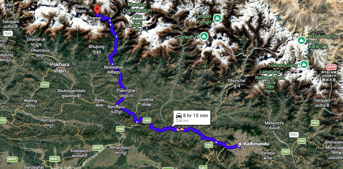 Chame Route