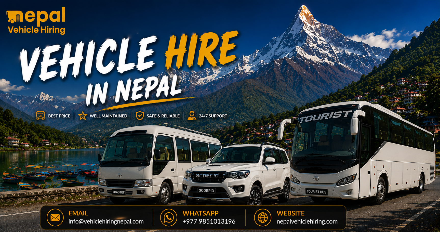 Scenic Himalayan River Valley Trekking Route with Off-RoadChitwan to Pokhara Private Vehicle Chitwan to Pokhara Private Vehicle