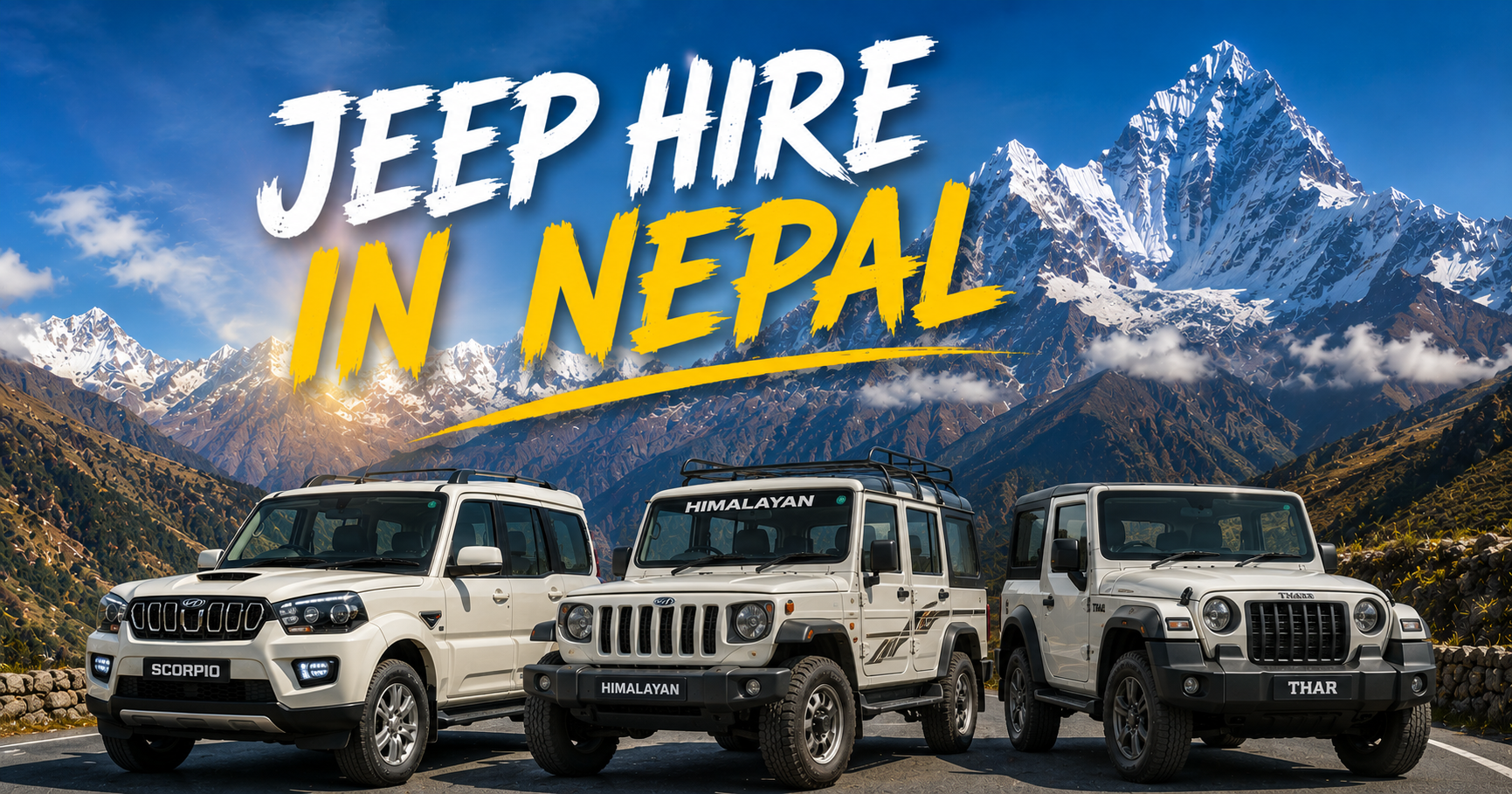 Scenic Himalayan River Valley Trekking Route with Off-Road Kathmandu to Manang Jeep Kathmandu to Manang Jeep