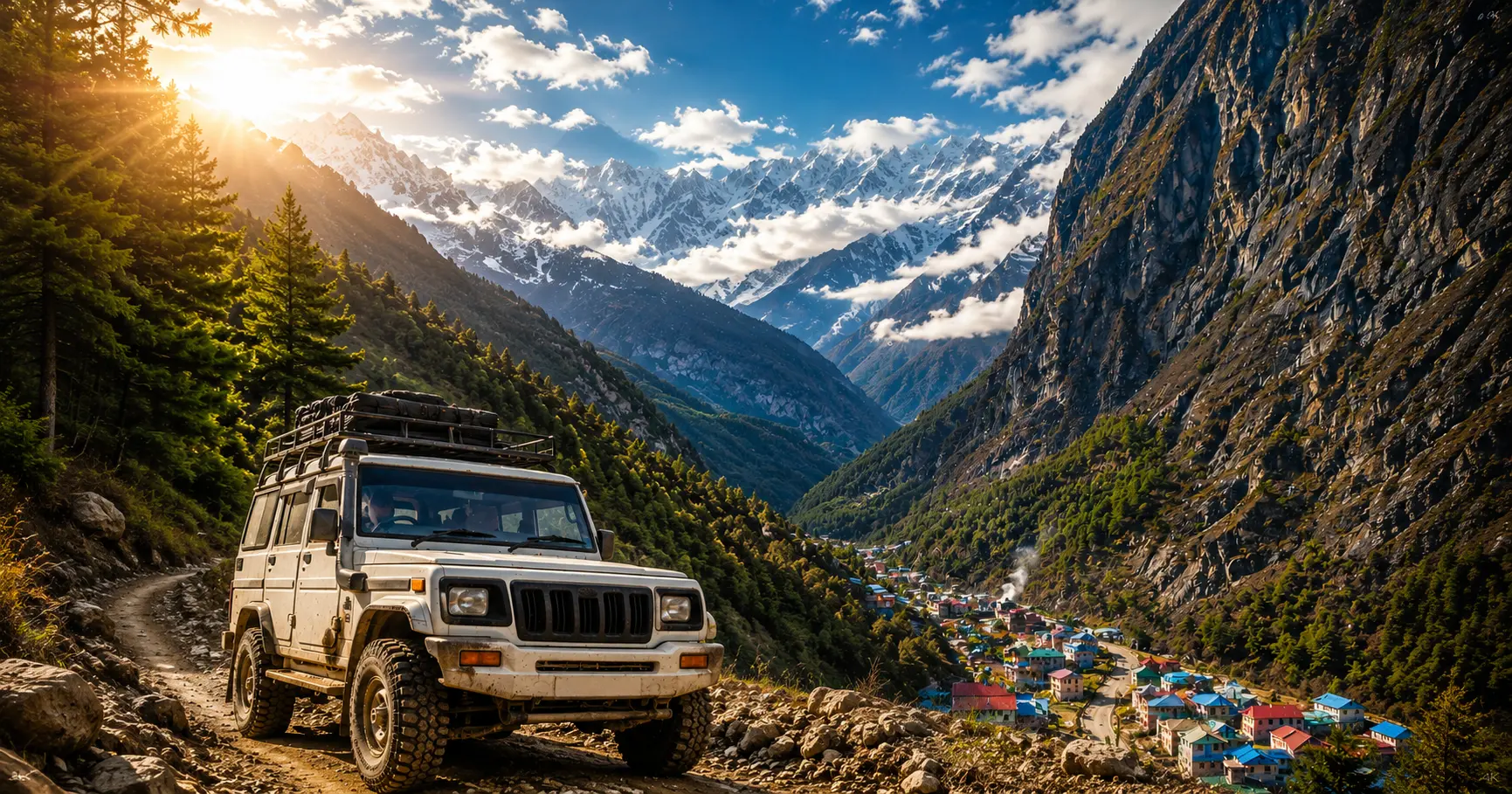 Pokhara to Mohare Danda Jeep Rental-Luxury 4WD Jeep Hire in Nepal – Land Cruiser, Prado and Fortuner Rental Title: Luxury 4WD Jeep Hire in Nepal