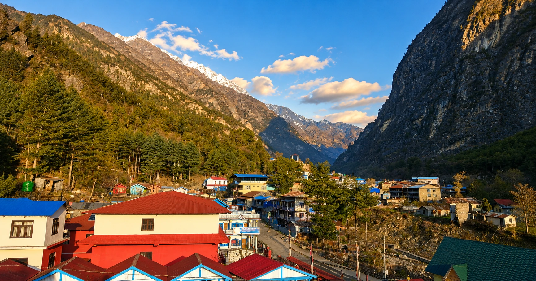 Annapurna Conservation Area-Himalayan mountain background for comfortable and adventurous travel Annapurna Conservation Area-Himalayan mountain background for comfortable and adventurous travel