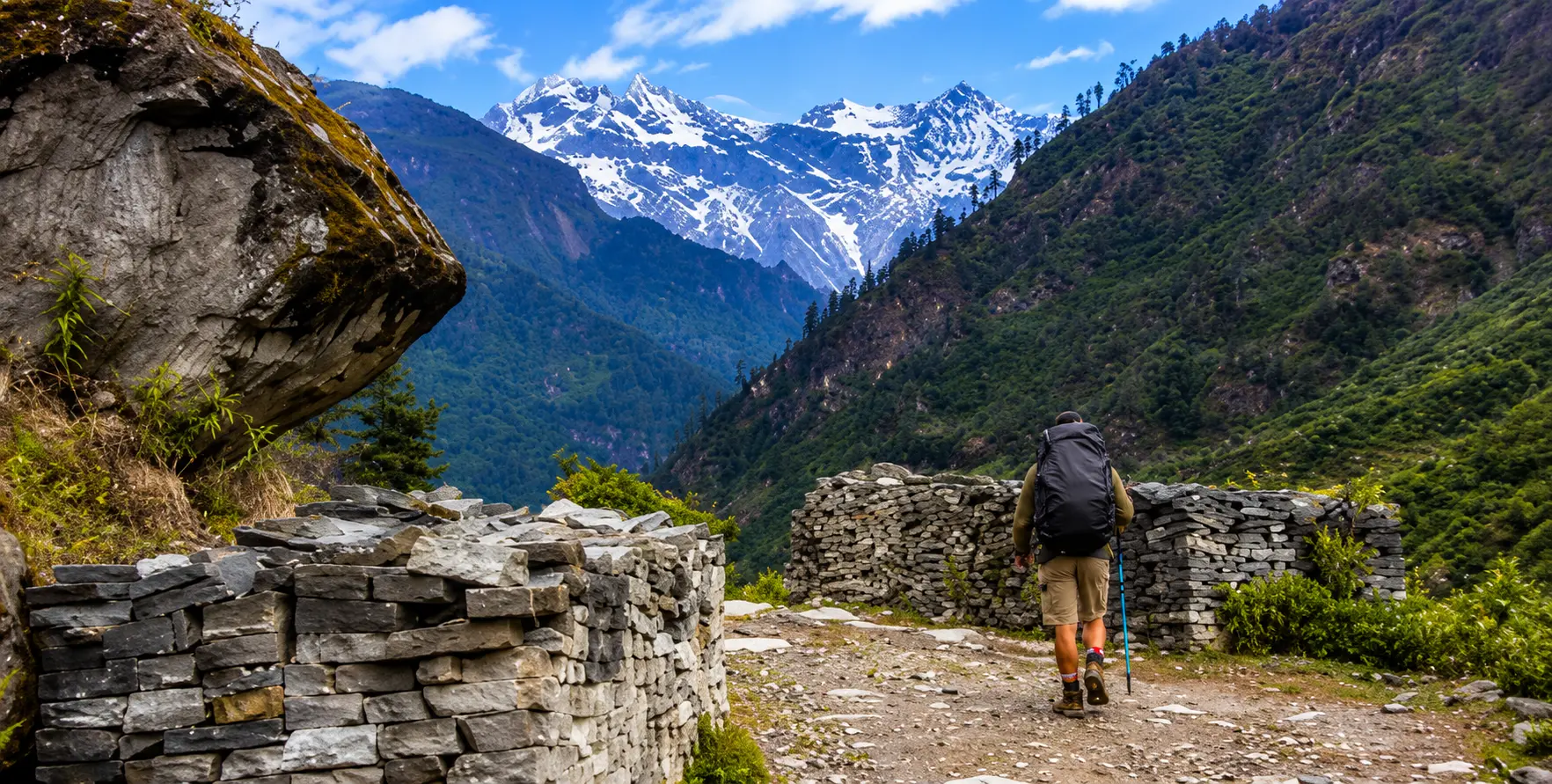 Panche-Annapurna Conservation Area-Himalayan mountain background for comfortable and adventurous travel. Panche-Annapurna Conservation Area-Himalayan mountain background for comfortable and adventurous travel.