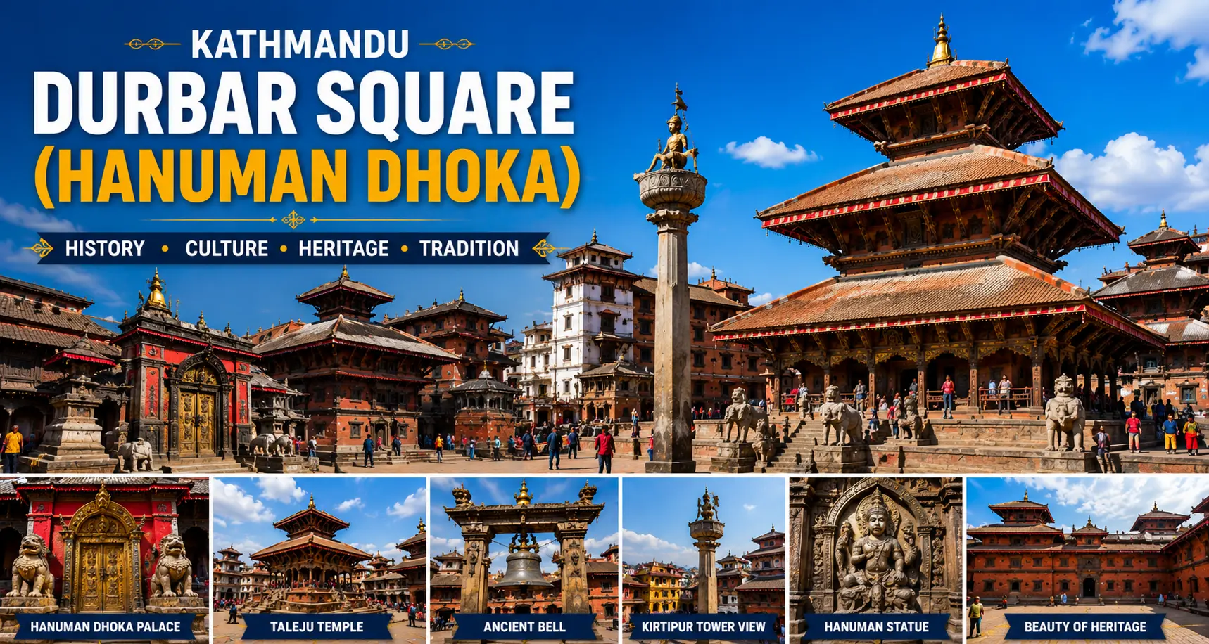 Kathmandu Durbar Square | Ancient Temples and Hidden Histories Kathmandu Durbar Square, a UNESCO World Heritage Site featured in Ancient Temples and Hidden Histories of Nepal
