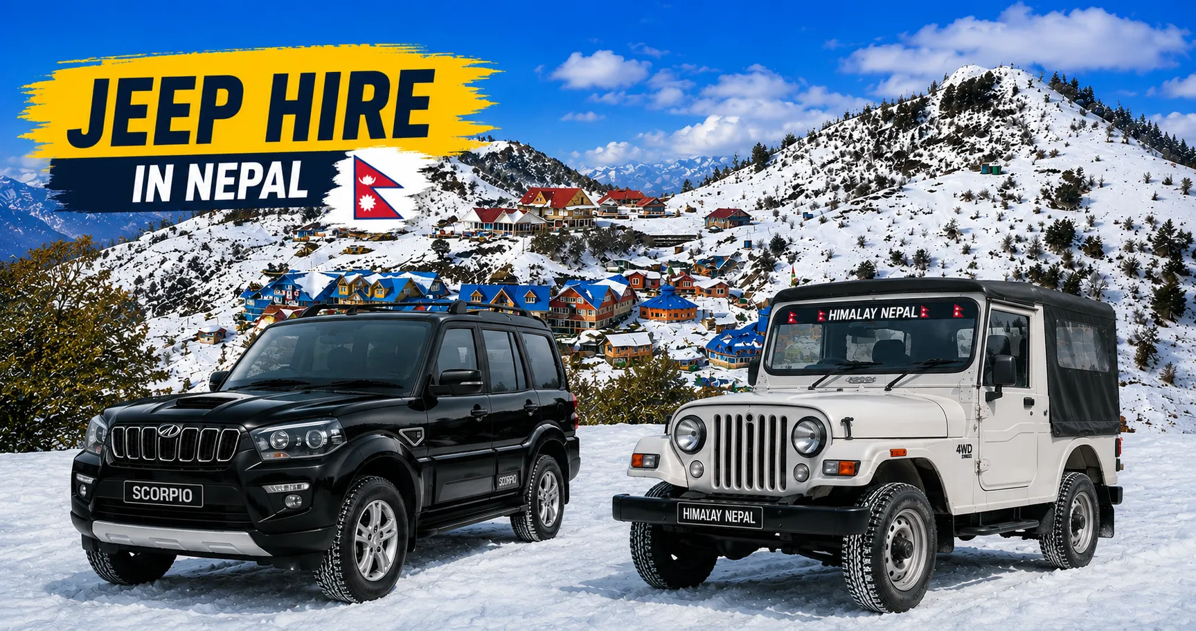 Kathmandu to Panch Pokhari Trek Vehicle
