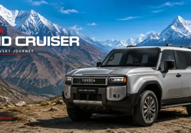 Toyota Land Cruiser available for hire on Nepal trekking routes, providing comfortable and reliable transportation through Himalayan mountain roads.