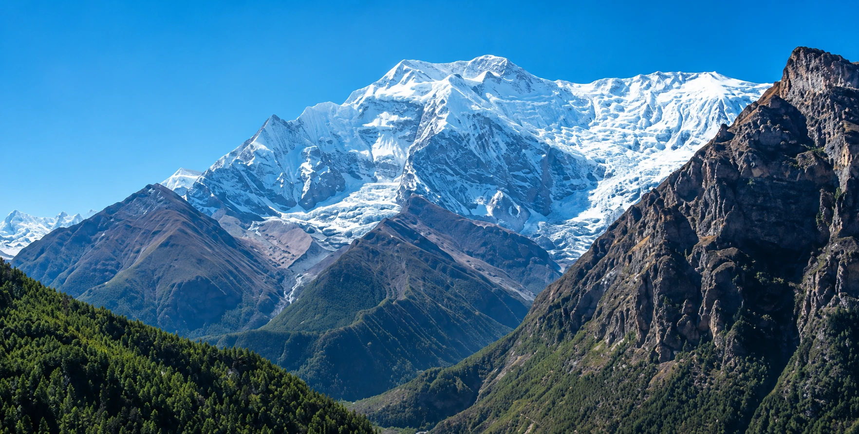 Annapurna Conservation Area-Himalayan mountain background for comfortable and adventurous travel. Annapurna Conservation Area-Himalayan mountain background for comfortable and adventurous travel.