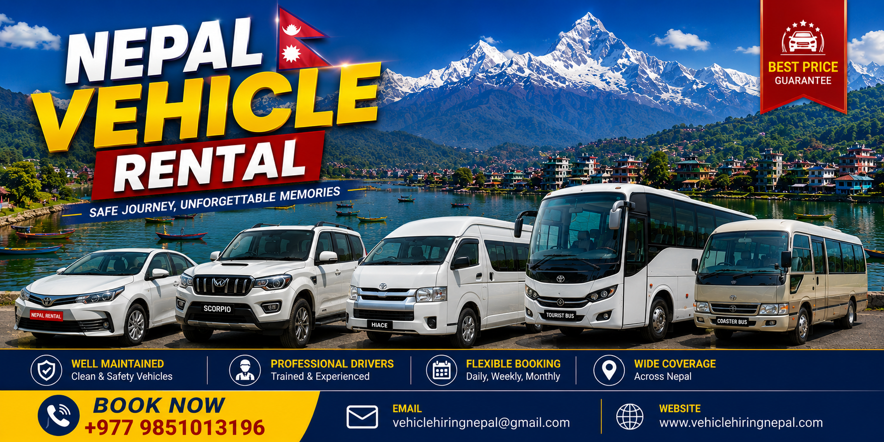 Kathmandu to Bandipur Vehicle Hire-– Professional Car, Jeep, Hiace, Coaster Bus, Tourist Bus and Luxury Transportation Services Kathmandu to Bandipur Vehicle Hire
