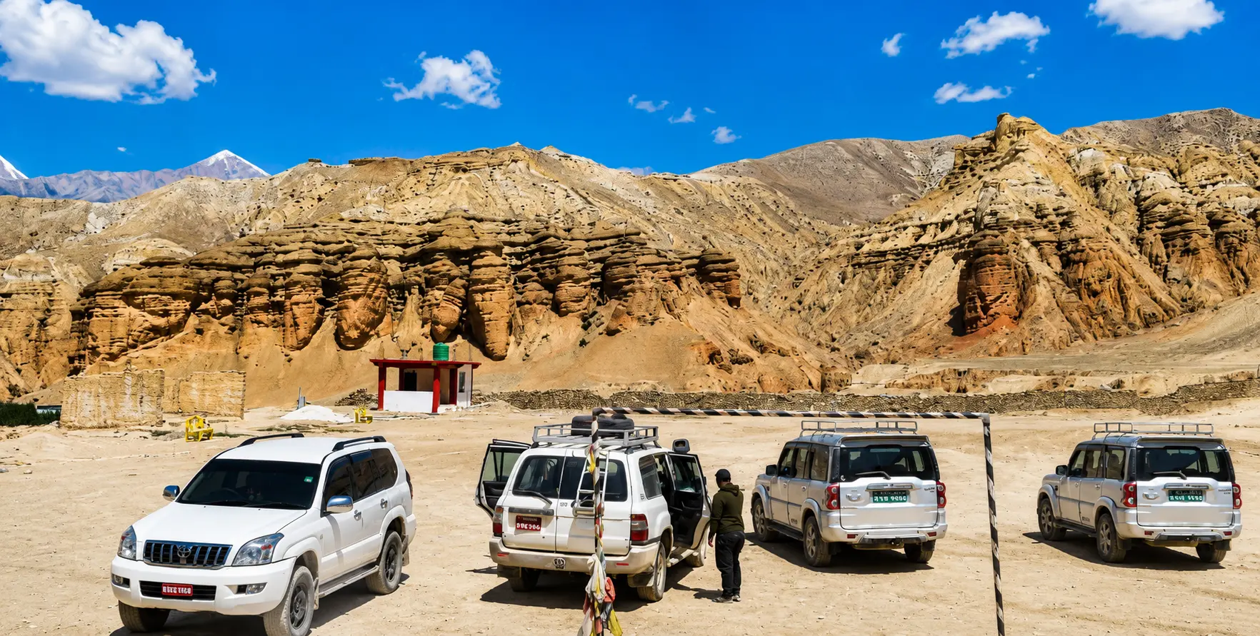 4WD Jeep and SUV driving on Nepal's mountain roads, comparing the best hire vehicles for Himalayan travel
