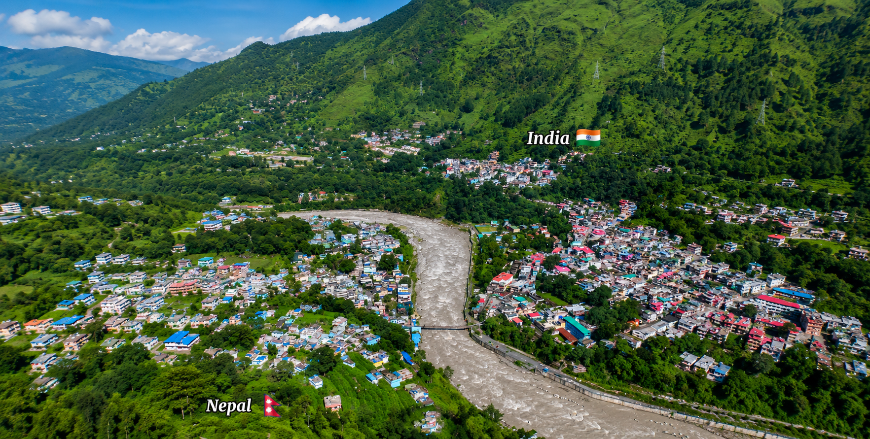 Alternative Text: Mahendranagar Basbasa pickup and drop service with private jeep, car, and taxi at the Nepal–India border.