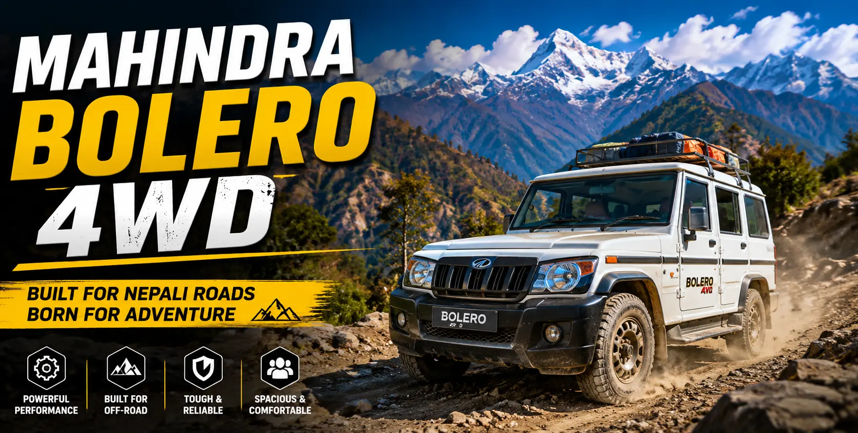 Mahindra Bolero & tata sumo Nepal-vehicle hire in Nepal