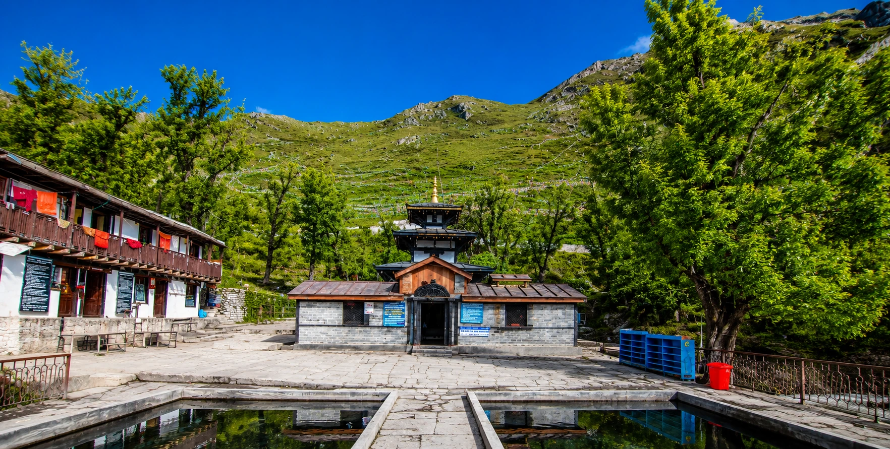 Best Time to Visit Muktinath | Weather, Seasons & Travel Guide Muktinath Temple surrounded by Himalayan mountains during the best season for pilgrimage and sightseeing