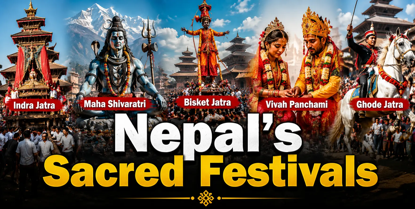 Nepal's Hidden Sacred Histories Nepal's Hidden Sacred Histories featuring ancient temples, monasteries, sacred caves, stupas, and UNESCO World Heritage Sites