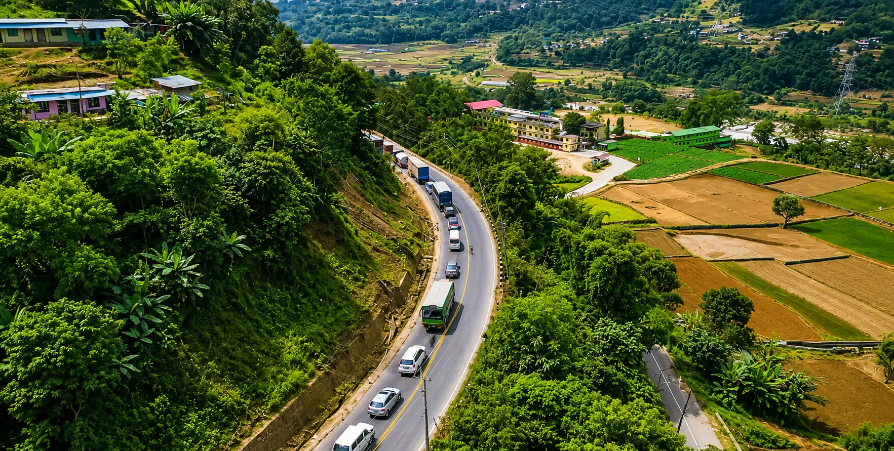 kathmandu-pokhara-road-condition Current Kathmandu to Pokhara road condition via the Prithvi Highway – complete travel route for cars, jeeps, buses, and tourists.