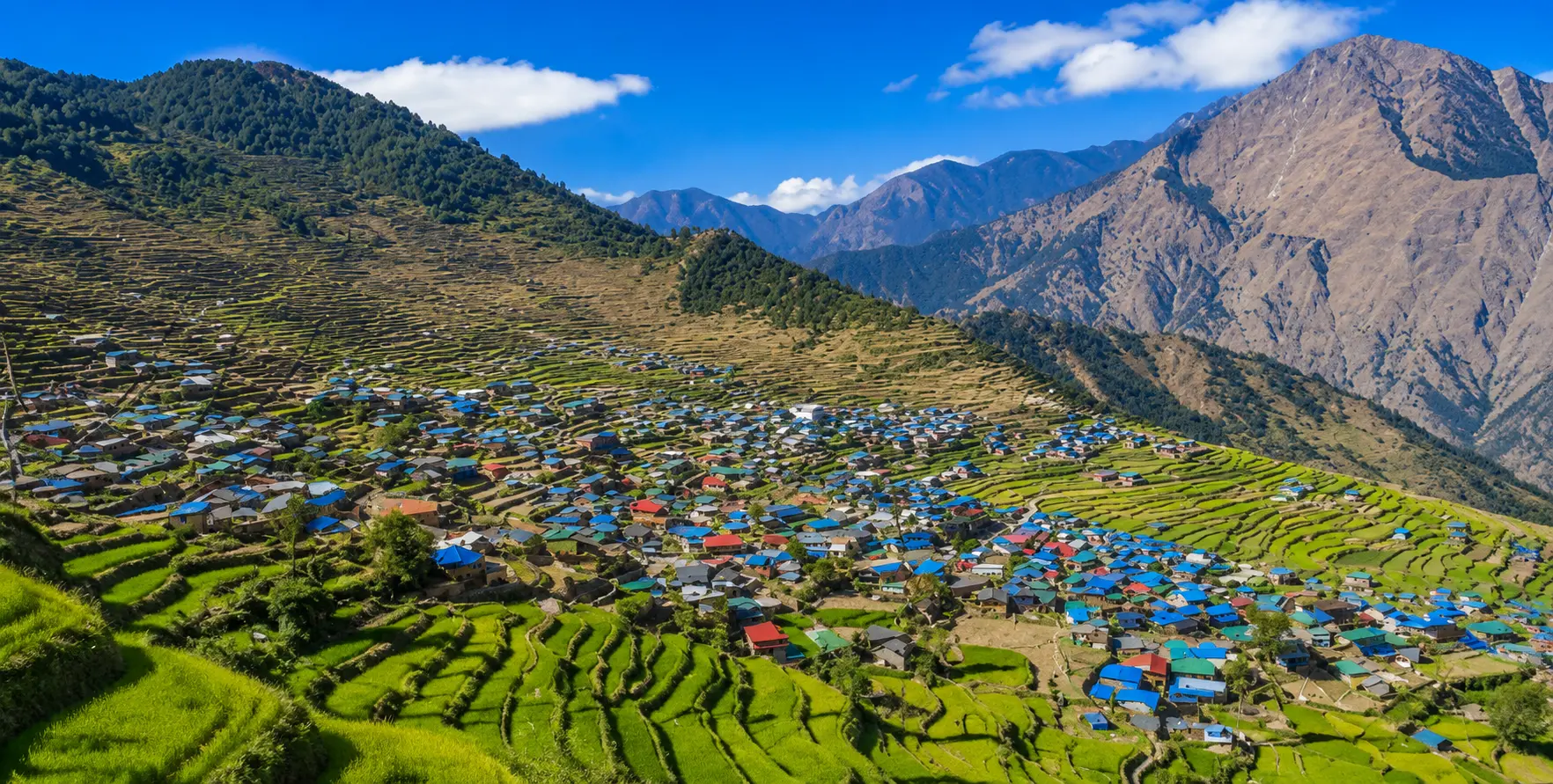 Kathmandu to Ruby Valley Jeep Service with a private 4WD jeep and Scorpio on the mountain roads of Ganesh Himal