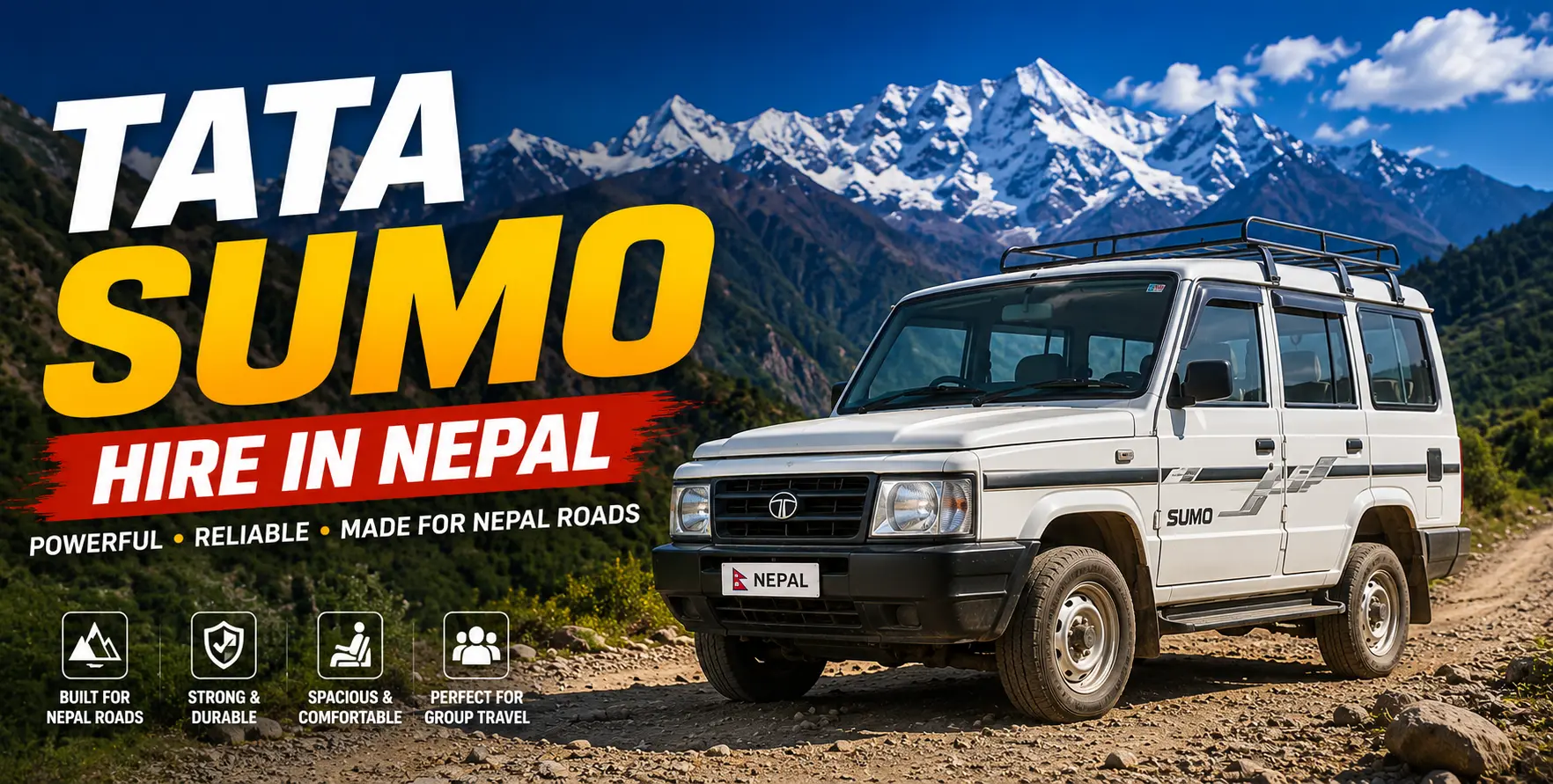Mahindra Bolero & tata sumo Nepal-vehicle hire in Nepal