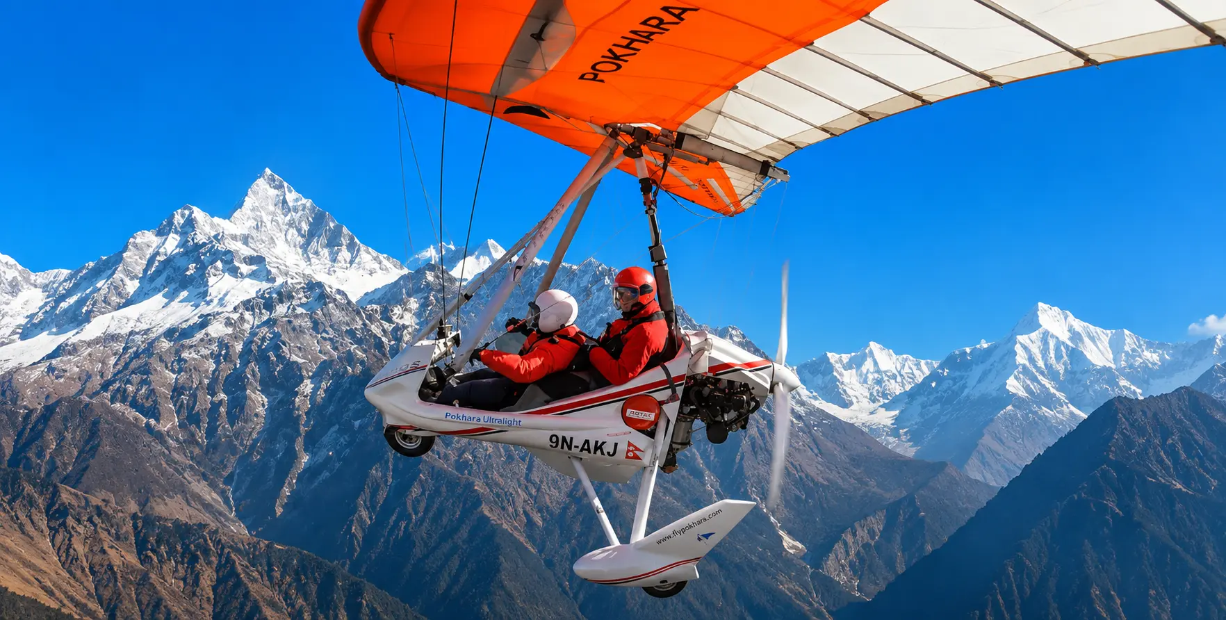 Top adventure destinations in Nepal featuring trekking, rafting, paragliding, mountain climbing, and scenic Himalayan landscapes