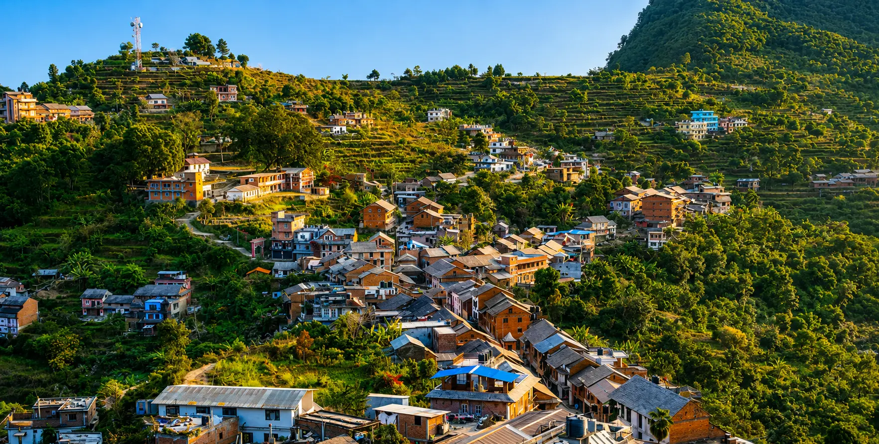 Enjoy a Kathmandu to Bandipur Day Trip with a private car, 4WD jeep, Scorpio SUV, or Hiace van. Discover Bandipur's charming heritage town, scenic viewpoints, local culture, and comfortable private transportation.