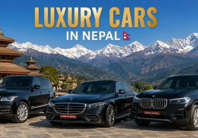Luxury car hire in Nepal with premium SUV for Kathmandu, Pokhara, Chitwan, and airport transfers