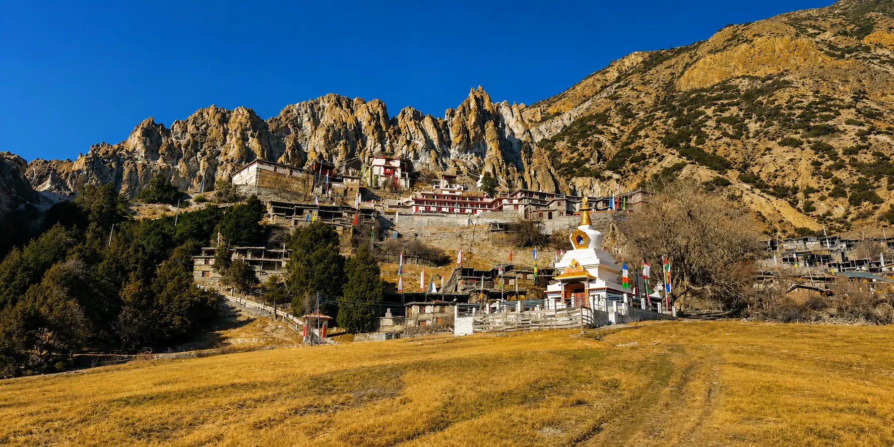 Follow the Kathmandu to Manang Road Guide for the latest information on the route, distance, travel time, road conditions, and private 4WD jeep hire to Manang and the Annapurna Circuit Trek.