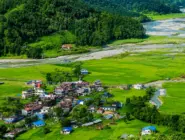 Private jeep and car traveling from Pokhara to Pame Village along the scenic lakeside road