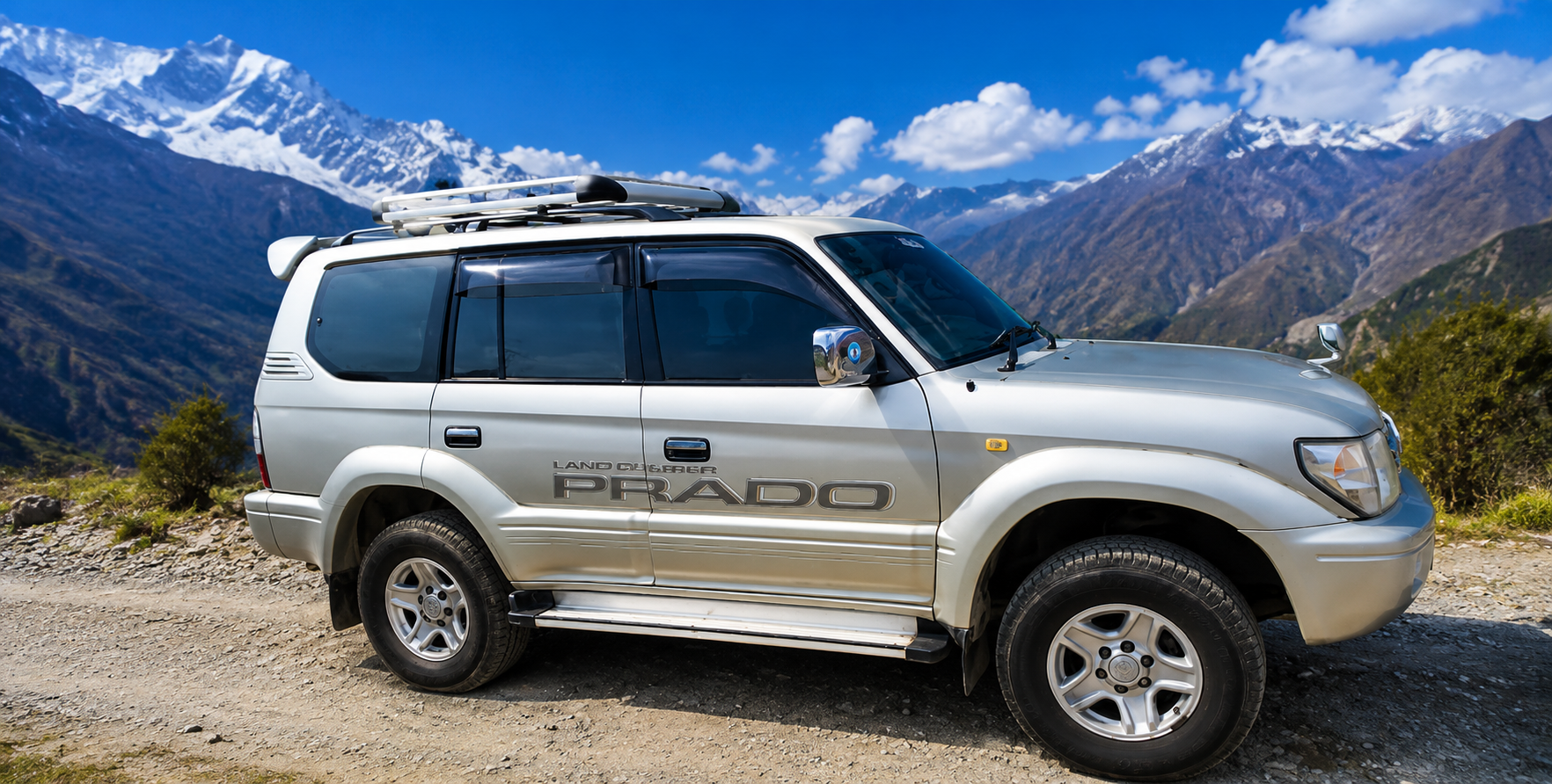Book Toyota Prado Hire in Nepal for premium and comfortable travel across city roads, highways, and mountain routes. A Prado is a suitable option for private tours, trekking transfers, pilgrimage journeys, and luxury road trips with a professional driver.