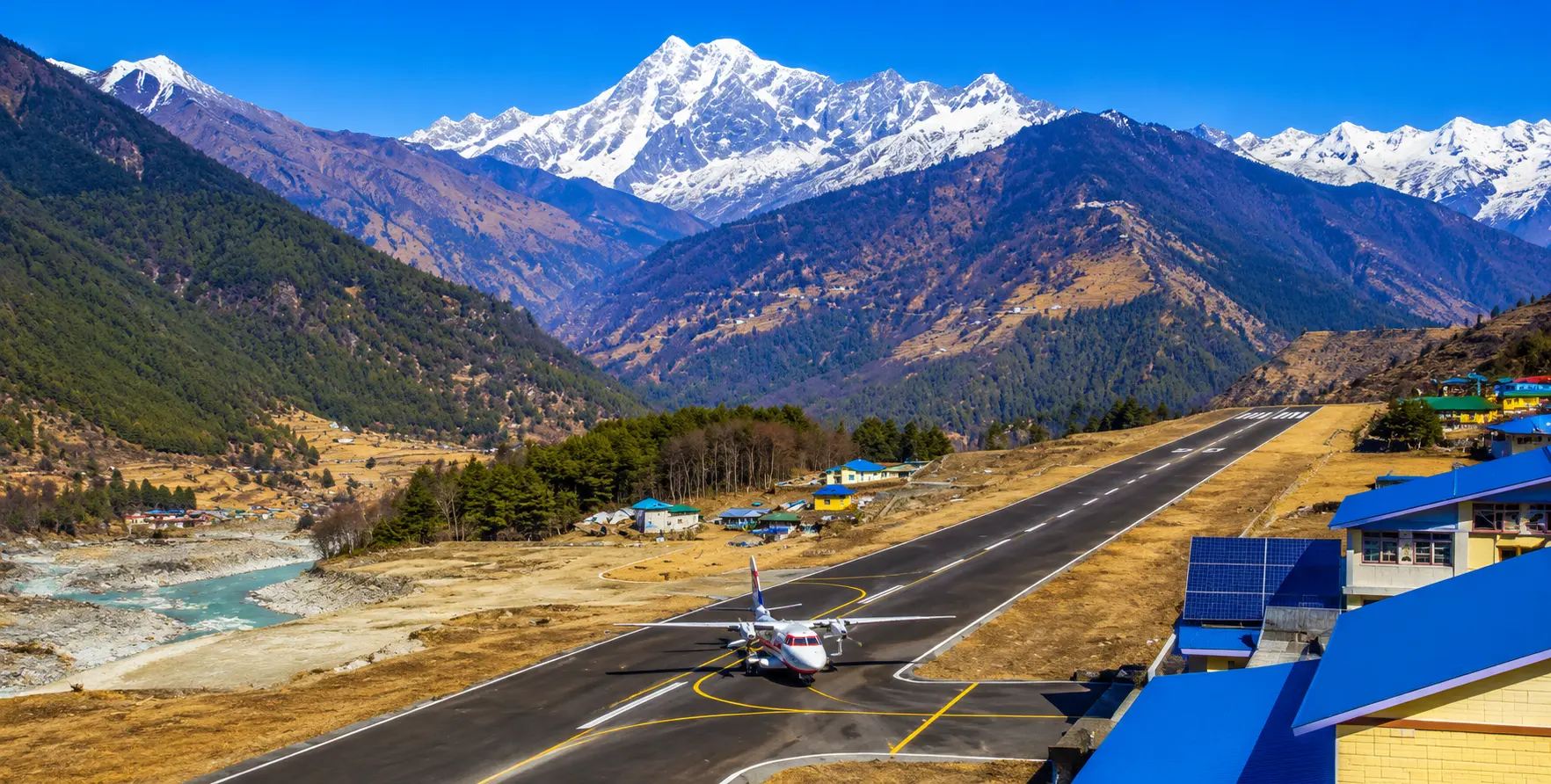 Private 4WD jeep traveling from Kathmandu to Salleri and Phaplu on the scenic mountain road to the Everest region