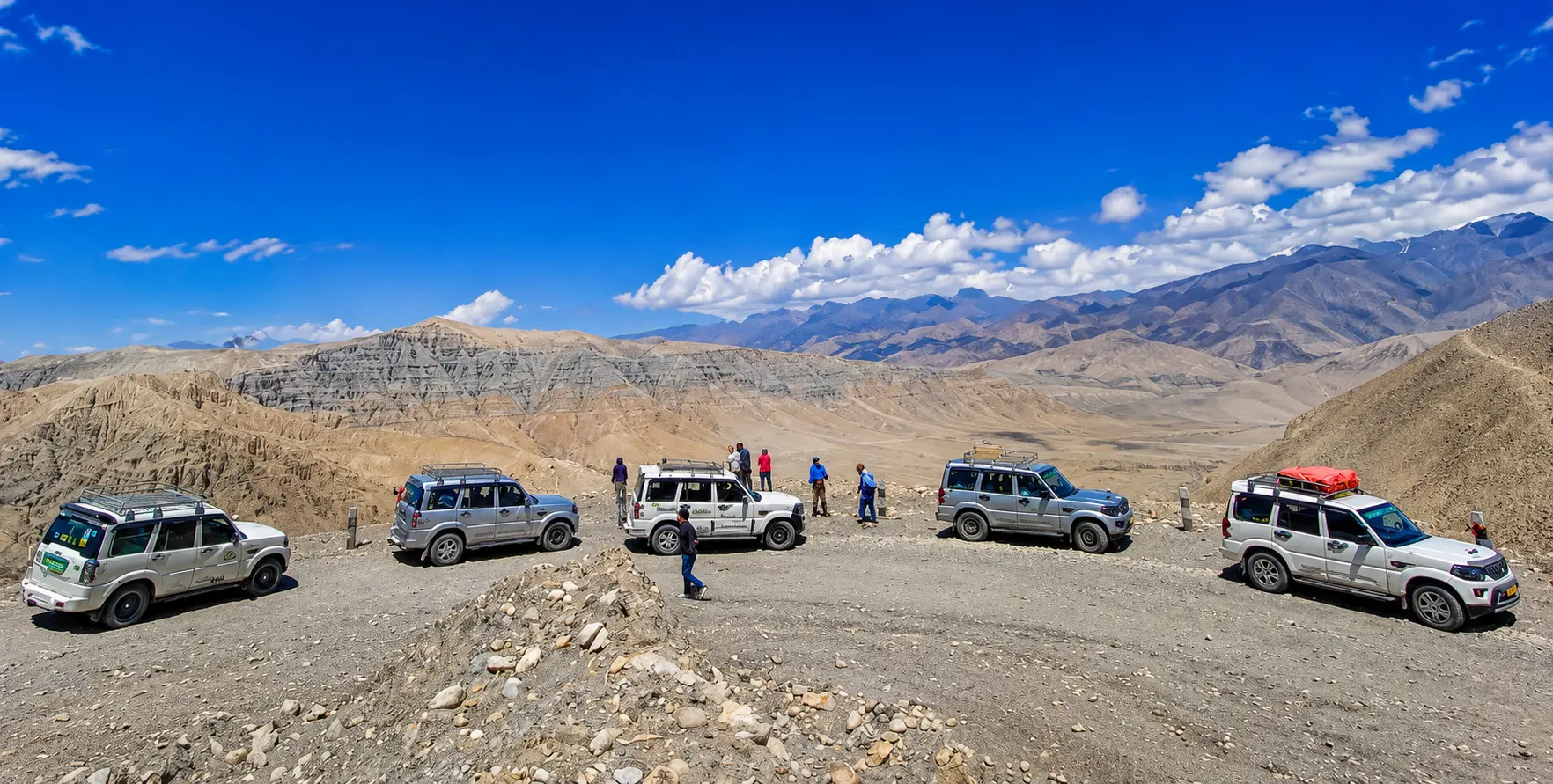 Mustang Full Guide: Upper & Lower Mustang Vehicle Hire-Luxury 4WD Jeep Hire in Nepal features three premium off-road SUVs with a Himalayan mountain background for comfortable and adventurous travel. Mustang Full Guide: Upper & Lower Mustang Vehicle Hire-Luxury 4WD Jeep Hire in Nepal features three premium off-road SUVs with a Himalayan mountain background for comfortable and adventurous travel.