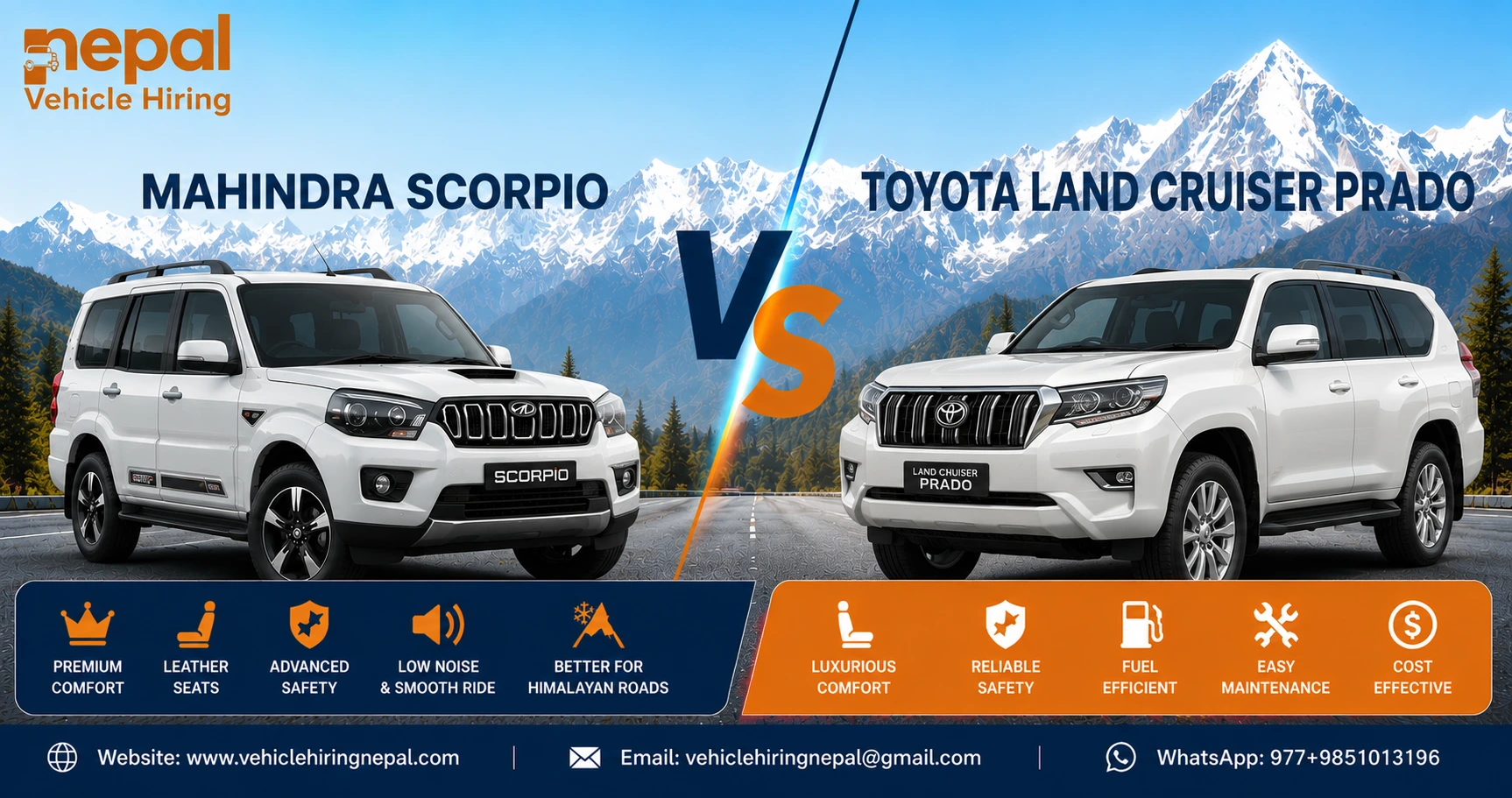 Private 4WD jeep traveling from Kathmandu to Salleri and Phaplu on the scenic mountain road to the Everest region
