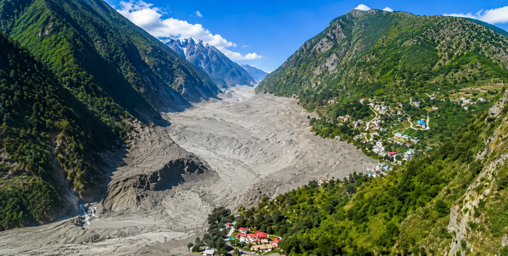 Latest Kerung Border Nepal China condition after the August 26, 2026 disaster, showing severe damage to the Rasuwagadhi–Kerung corridor and ongoing rescue and recovery operations.