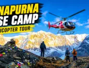 Annapurna Base Camp Helicopter Tour Nepal with Himalayan Mountain Views