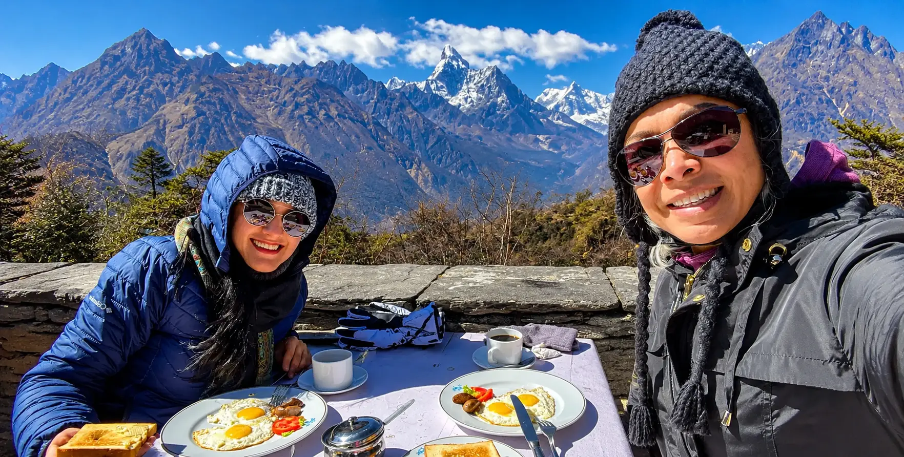 Book an Everest Base Camp Trek Heli Return for a convenient helicopter flight after completing the trek. Enjoy spectacular Himalayan views while reducing the time required for the return journey.