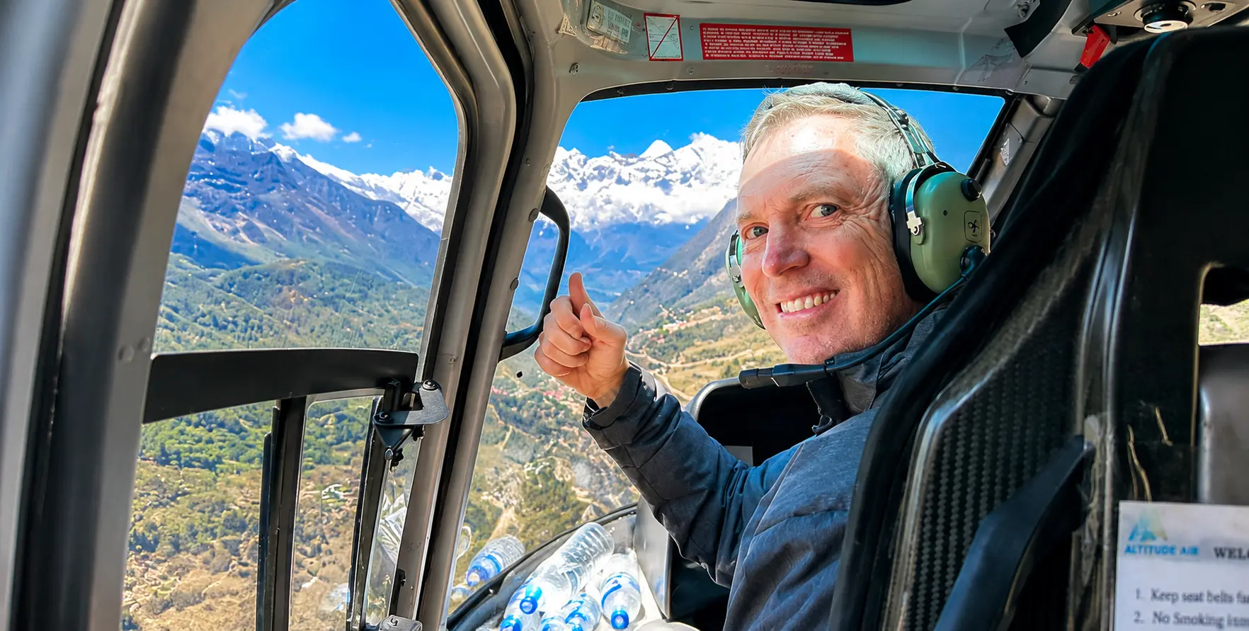 Annapurna Base Camp Helicopter Tour Nepal with Himalayan Mountain Views