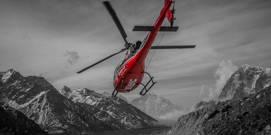 Book an Everest Base Camp Trek Heli Return for a convenient helicopter flight after completing the trek. Enjoy spectacular Himalayan views while reducing the time required for the return journey.