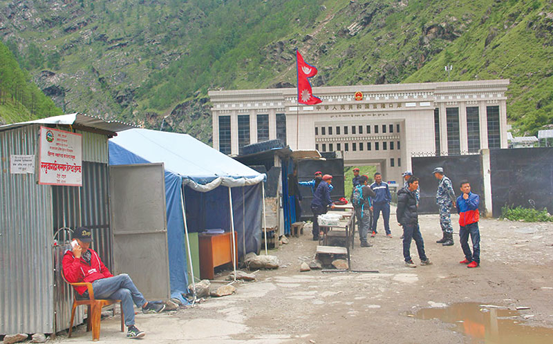 flood flash before photo of kerung border Nepal Tibet Border Conditions After Flood: Latest information on Rasuwagadhi-Kerung damage, Tatopani-Kodari access, alternative Kailash routes, road conditions, and vehicle transport options.