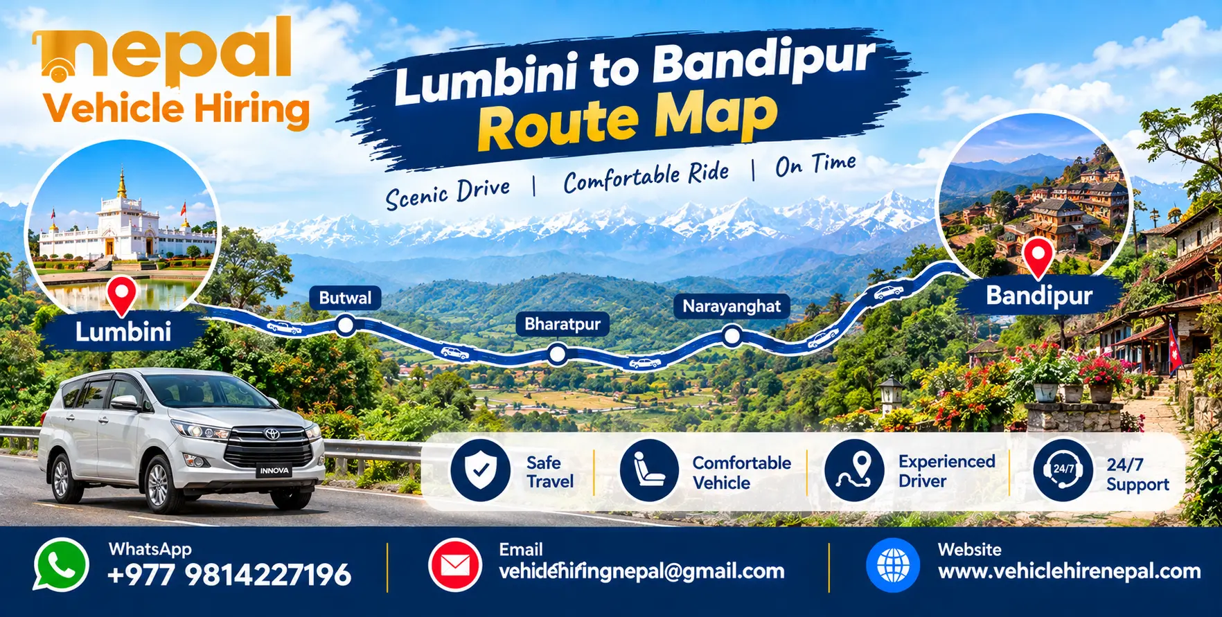 Lumbini to Bandipur